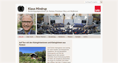 Desktop Screenshot of klaus-mindrup.de