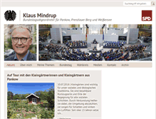 Tablet Screenshot of klaus-mindrup.de